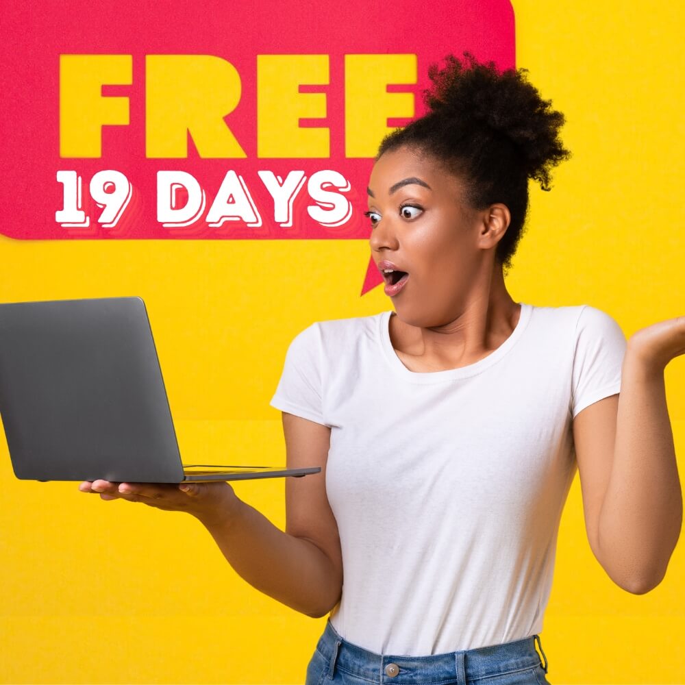 Try it free for 19 days