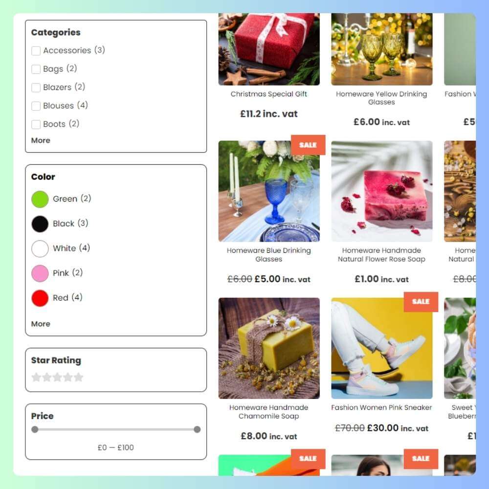 Product Filters